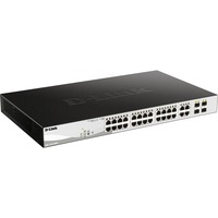 D-Link DGS-1250-28XMP Administreret L3 Gigabit Ethernet (10/100/1000) Strøm over Ethernet (PoE) Sort, Switch Administreret, L3, Gigabit Ethernet (10/100/1000), Fuld duplex, Strøm over Ethernet (PoE), Stativ-montering