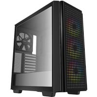 DeepCool CG540 Midi Tower Sort, Towerkabinet Sort, Midi Tower, PC, Sort, ATX, EATX, micro ATX, Mini-ITX, ABS, SPCC, Hærdet glas, Spil