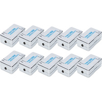Digitus CAT 6 forbindelsesmodul til twisted pair-kabler - 10 stk, Adapter 