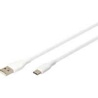 Digitus USB 2.0 silikone tilslutningskabel USB-A > USB-C Hvid