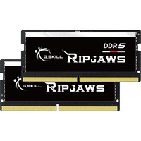 G.Skill Ripjaws F5-4800S3434A16GX2-RS hukommelsesmodul 32 GB 2 x 16 GB DDR5 4800 Mhz Sort, 32 GB, 2 x 16 GB, DDR5, 4800 Mhz, 262-pin SO-DIMM