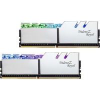 G.Skill Trident Z Royal F4-4000C16D-16GTRSA hukommelsesmodul 16 GB 2 x 8 GB DDR4 4000 Mhz Sølv, 16 GB, 2 x 8 GB, DDR4, 4000 Mhz, 288-pin DIMM