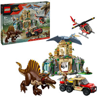 LEGO Jurassic World Luftmission: Spinosaurus og quetzalcoatlus, Bygge legetøj Byggesæt, 8 År, Plast, 984 stk, 1,77 kg