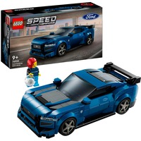LEGO Speed Champions Ford Mustang Dark Horse-sportsvogn, Bygge legetøj Byggesæt, 9 År, Plast, 344 stk, 361 g