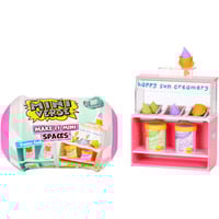 MGA Entertainment Spaces Furniture Pack in PDQ, Klippe og klistre Miniverse Spaces Furniture Pack in PDQ, Cafe, 8 År, Flerfarvet, Plast