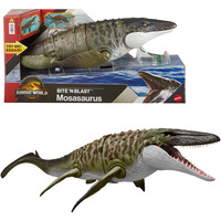Mattel JURASSIC WORLD BITE 'N BLAST Mosasaurus, Spil figur Jurassic World BITE 'N BLAST Mosasaurus, 4 År, Grøn, Grå, Plast