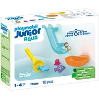 PLAYMOBIL Junior Aqua: Fangleg med havdyr, Bygge legetøj 