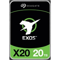 Seagate Enterprise Exos X20 harddisk 20 TB 7200 rpm 3.5" SAS 20 TB, 7200 rpm, 3.5", SAS
