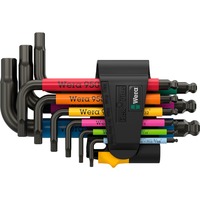 Wera Hex-Plus Multicolor Imperial 3 vinkelskruetrækkersæt Sort