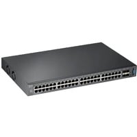 Zyxel XGS2210-52 Administreret L2 Gigabit Ethernet (10/100/1000) 1U Sort, Switch Administreret, L2, Gigabit Ethernet (10/100/1000), Stativ-montering, 1U