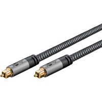 goobay 65308, Kabel Sort/Sølv