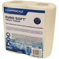 Campingaz Euro Soft toiletpapir 100 mm, 126 mm, 182 ark, Cellulose