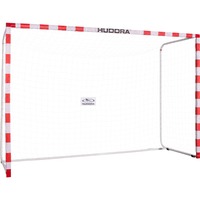 HUDORA Fodbold mål Hvid/Rød