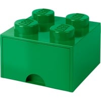 Room Copenhagen 4-Stud Storage Brick DrawerDark Green Legetøjsopbevaringsboks Fritstående Grøn Grøn, Legetøjsopbevaringsboks, Grøn, Fritstående, Monokromatisk, Rektangulær, Polypropylen (PP)