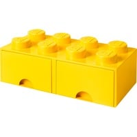 Room Copenhagen Brick Drawer (8 Knobs)Bright Yellow Legetøjsopbevaringsboks Fritstående Gul Gul, Legetøjsopbevaringsboks, Gul, Fritstående, Monokromatisk, Rektangulær, Polypropylen (PP)