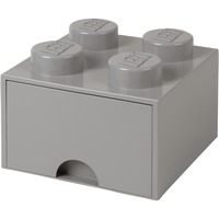 Room Copenhagen LEGO Klods Skuffe 4 grå, Opbevaringsboks grå