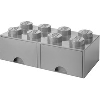Room Copenhagen LEGO Klods Skuffe 8 grå, Opbevaringsboks grå