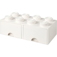 Room Copenhagen LEGO Klods Skuffe 8 hvid, Opbevaringsboks Hvid
