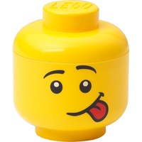 Room Copenhagen LEGO Storage Head "Silly", mini, Opbevaringsboks Gul