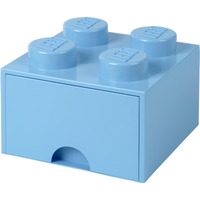 Room Copenhagen LEGO Storagge Brick 4 Opbevaringsboks Grøn Lyseblå, Opbevaringsboks, Grøn, Monokromatisk, Firkant, Polypropylen (PP), 250 mm