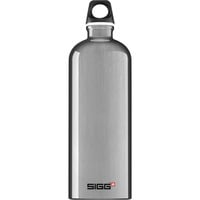 SIGG 1.0 L Traveller 1000 ml Aluminium, Drikkedunk aluminium, 1000 ml, Aluminium, Skruelåg, Plast, Aluminium, 257 mm