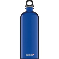 SIGG 1.0 L Traveller 1000 ml Blå, Drikkedunk Blå, 1000 ml, Blå, Skruelåg, Plast, Aluminium, 257 mm