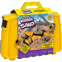 Spin Master Construction Site Folding Sandbox Playset, sand til leg Kinetic Sand Construction Site Folding Sandbox Playset, Kinetisk sand til børn, 3 År, Brun