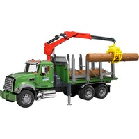 bruder MACK Granite Halfpipe dump truck legetøjsbil, Model køretøj Grøn, 3 År, Syntetisk ABS, Sort, Blå