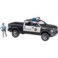 bruder RAM 2500 Politi Pickup, Model køretøj Sort/Hvid
