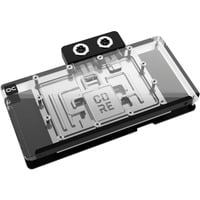 Alphacool Core RX 9070 XT Nitro+, Vandkøling gennemsigtig/Chrome
