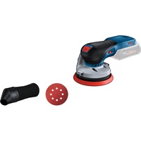 Bosch GEX 18V-125 Professional Excentersliber 10000 rpm 20000 OPM Sort, Blå, Grå, Rød, Tilfældige rystepudser Blå/Sort, Excentersliber, Velcro, Sort, Blå, Grå, Rød, 6000 rpm, 10000 rpm, 12000 OPM