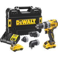 DEWALT DCD703L2T-QW, Bore-/ skruemaskine Gul/Sort