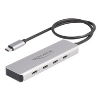 DeLOCK 64231, USB hub grå