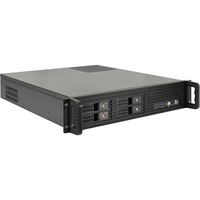 Inter-Tech IPC 2U-2504, Server boliger Sort