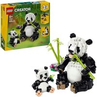 LEGO Creator Vilde dyr: Pandafamilie, Bygge legetøj Byggesæt, 8 År, Plast, 626 stk, 814 g