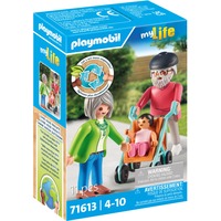 PLAYMOBIL My Life Bedsteforældre med baby, Bygge legetøj 