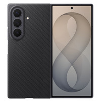 Samsung Carbon Magnet Etui, Mobiltelefon Cover Sort