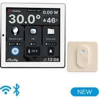 Shelly Wall Display + Shelly BLU H&T, Kontrolpanel Hvid