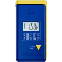 VARTA Digital LCD batteritester AA / AAA / C / D / E, Måleinstrument Blå