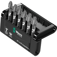 Wera Bit-tjek 6 PZ Impaktor 1, 1/4", 6 dele, Bit sæt 