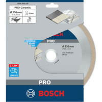 Bosch 2 608 602 637 rundsavklinge 23 cm 1 stk, Skæreskive Blød keramisk vægsten, 23 cm, 2,54 cm, 2,4 mm, 1 stk