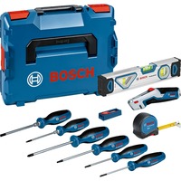 Bosch Skruetrækker- og håndværktøjssæt, 19 dele, tang sæt Blå