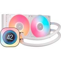 Corsair iCUE LINK TITAN 240 RX LCD RGB, Vandkøling Hvid