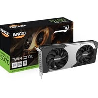 INNO3D GeForce RTX 5070 TWIN X2 OC, Grafikkort Sort
