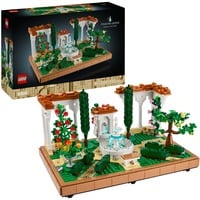 LEGO Have med springvand, Bygge legetøj Byggesæt, 18 År, Plast, 1302 stk, 1,38 kg