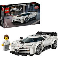 LEGO Speed Champions Bugatti Centodieci-hypersportsvogn, Bygge legetøj Byggesæt, 9 År, Plast, 291 stk, 338 g