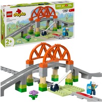 LEGO Togbro og spor – udvidelsessæt, Bygge legetøj Byggesæt, 2 År, Plast, 42 stk, 1,31 kg
