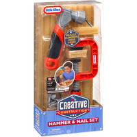 MGA Entertainment Little Tikes Creative Construction - Hammer- og søm-sæt, Børne værktøj 