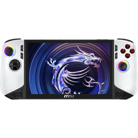 MSI MSI Claw 8 AI+ A2VM-091 Polar Tempest Edition, Håndholdt konsol Hvid/Sort, 1400 MHz, 4,8 GHz, Intel Arc, 32000 MB, LPDDR5x, 8533 MHz