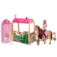 Mattel Mysteries The Great Horse Chase Ultimate Stable-legesæt, Spil bygning Mode dukke, Hunstik, 3 År, Pige, 355,6 mm, 1,88 kg
